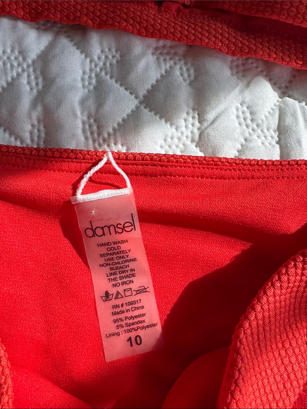Girls Red Textured Bikini Set - Tilly's - Picture 3 of 4